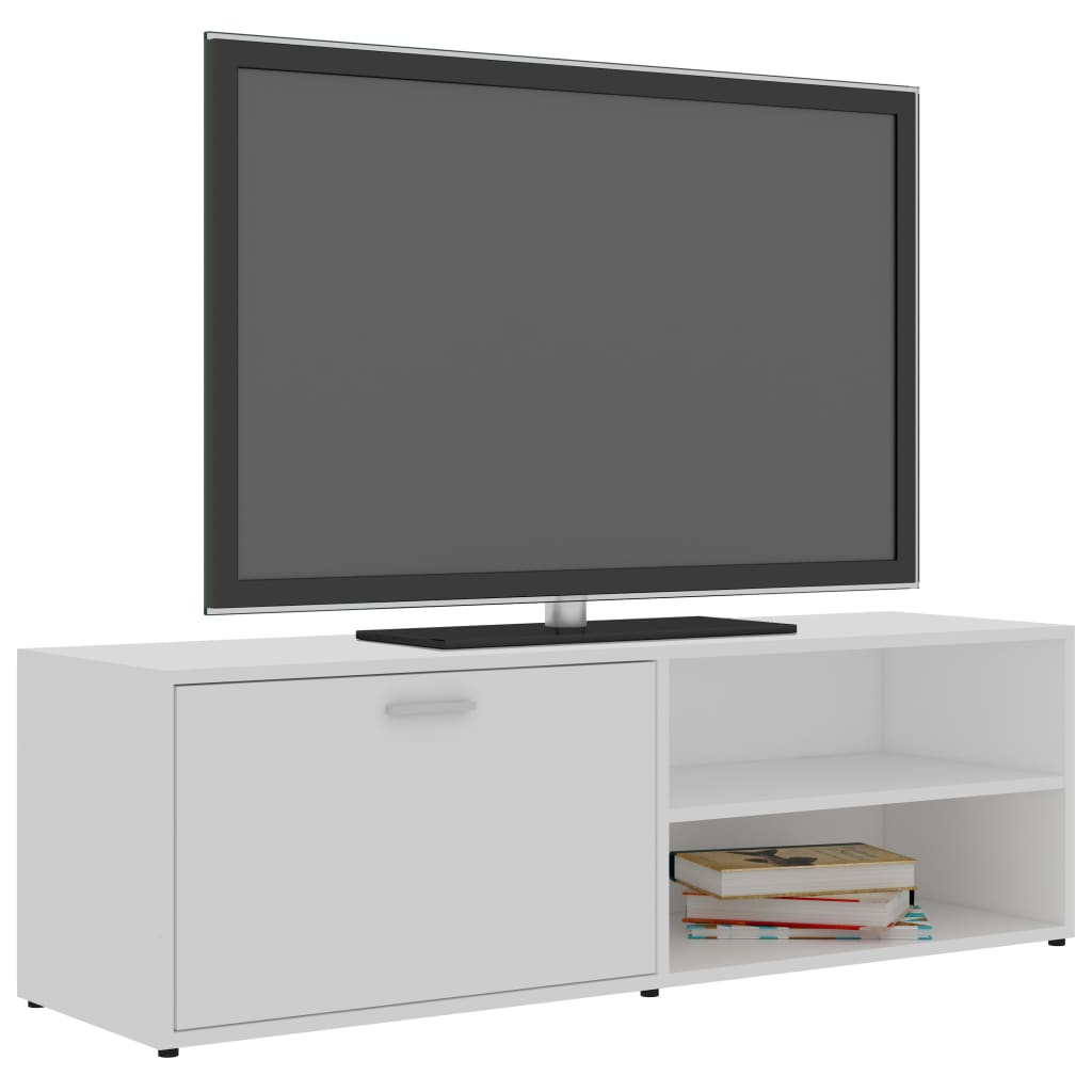Comodă TV, alb, 120 x 34 x 37 cm, PAL Lando - Lando