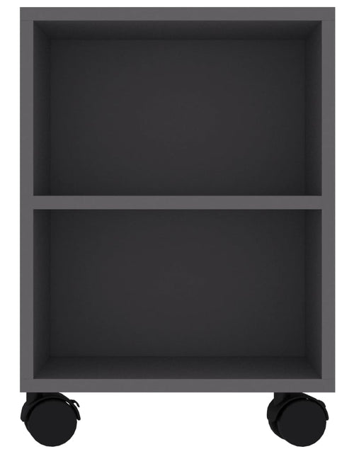 Загрузите изображение в средство просмотра галереи, Comodă TV, gri, 120x35x48 cm, lemn prelucrat Lando - Lando

