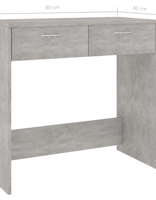 Загрузите изображение в средство просмотра галереи, Birou, gri beton, 80 x 40 x 75 cm, PAL - Lando
