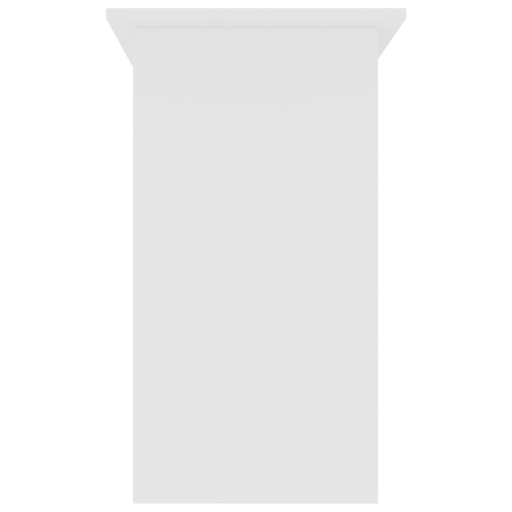 Birou, alb, 80 x 45 x 74 cm, PAL - Lando
