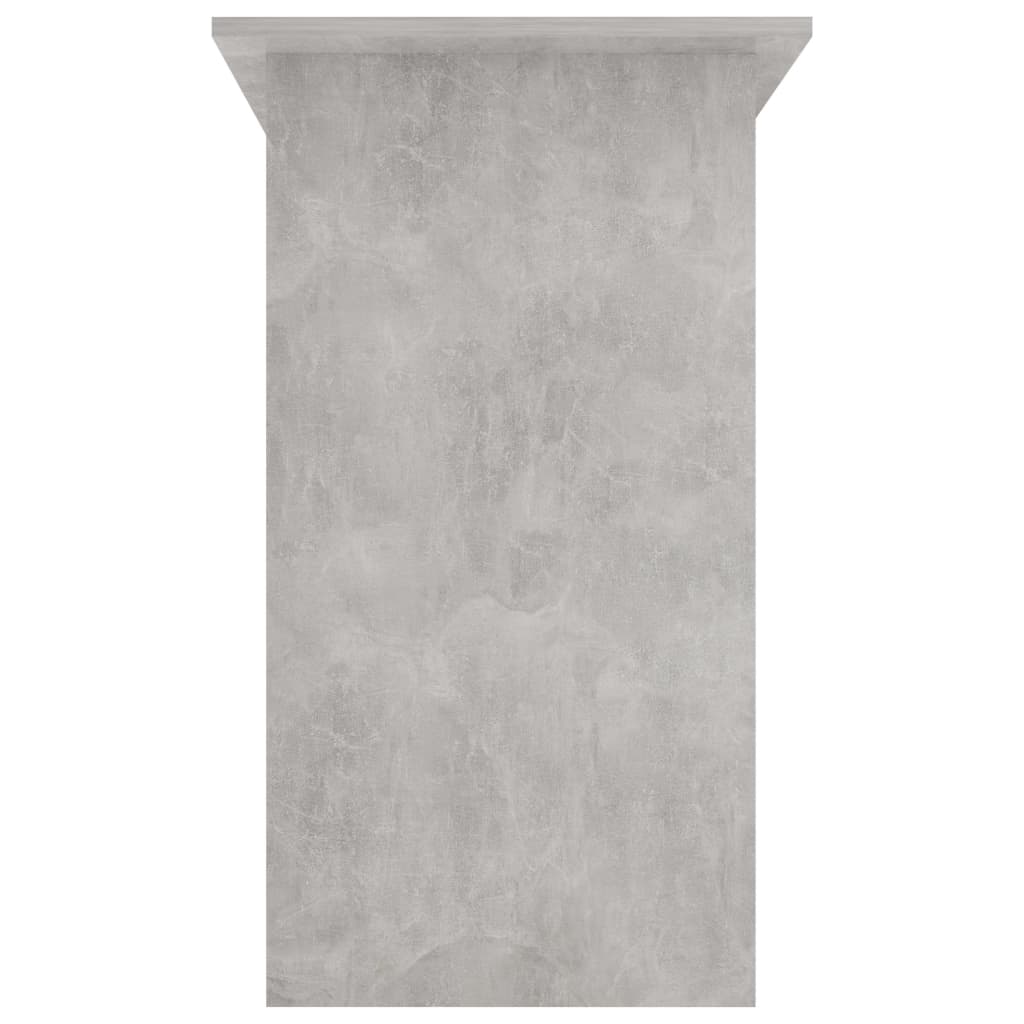 Birou, gri beton, 80 x 45 x 74 cm, PAL - Lando