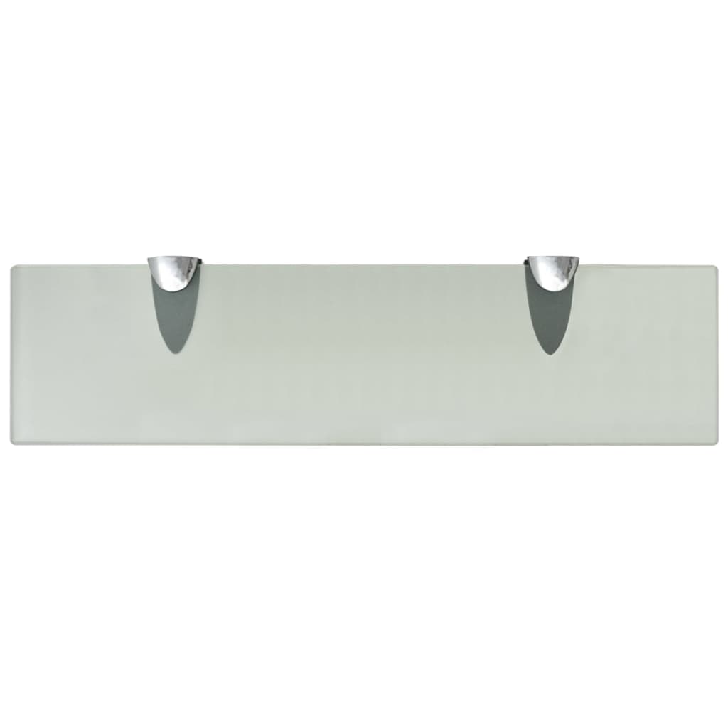 Rafturi suspendate, 2 buc,. 40 x 10 cm, sticlă, 8 mm - Lando