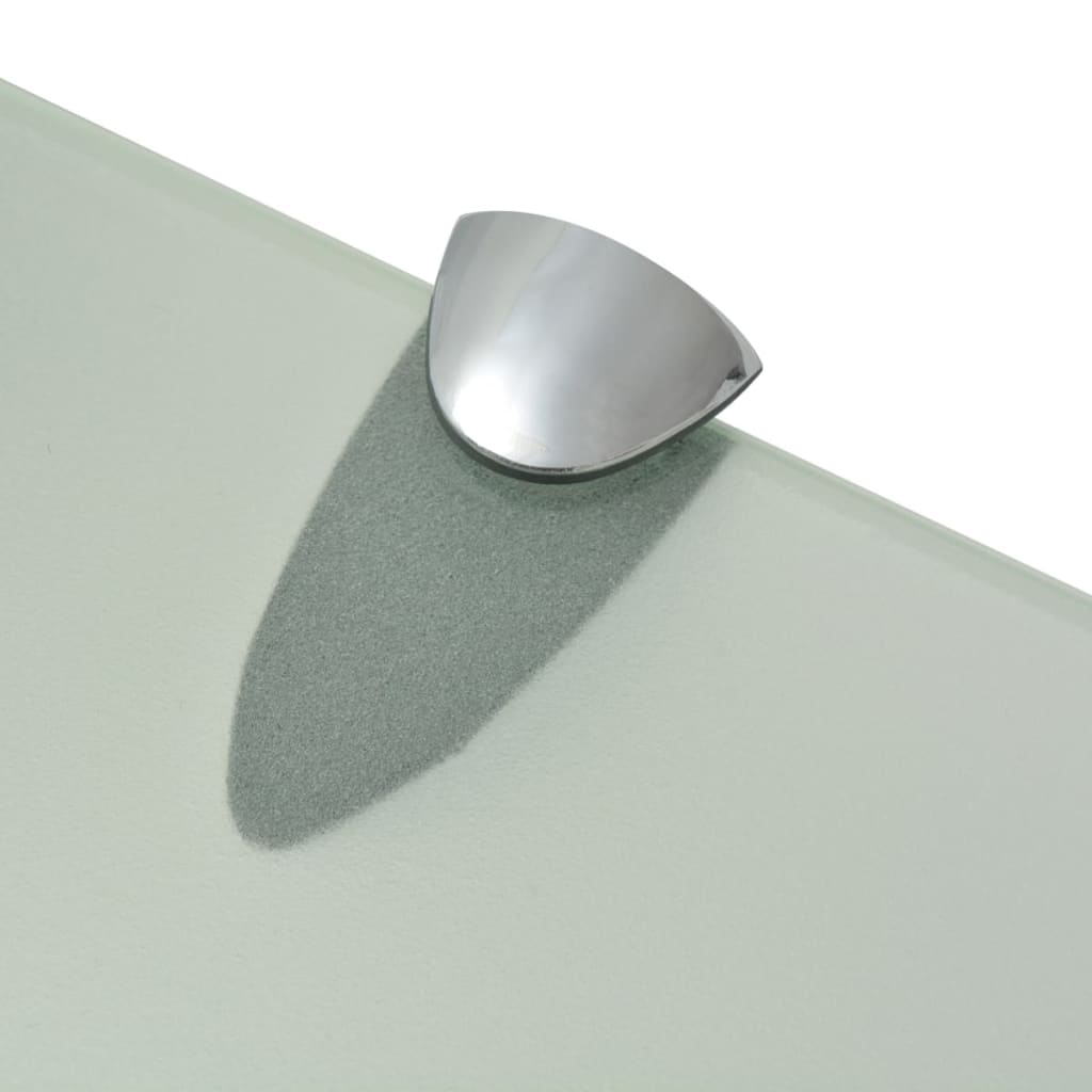 Rafturi suspendate, 2 buc,. 40 x 10 cm, sticlă, 8 mm - Lando