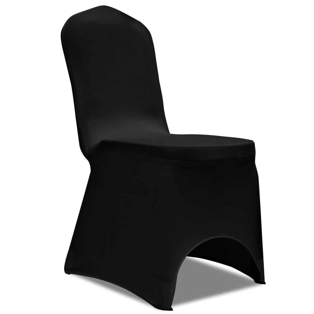 Huse de scaun elastice, 18 buc., negru - Lando