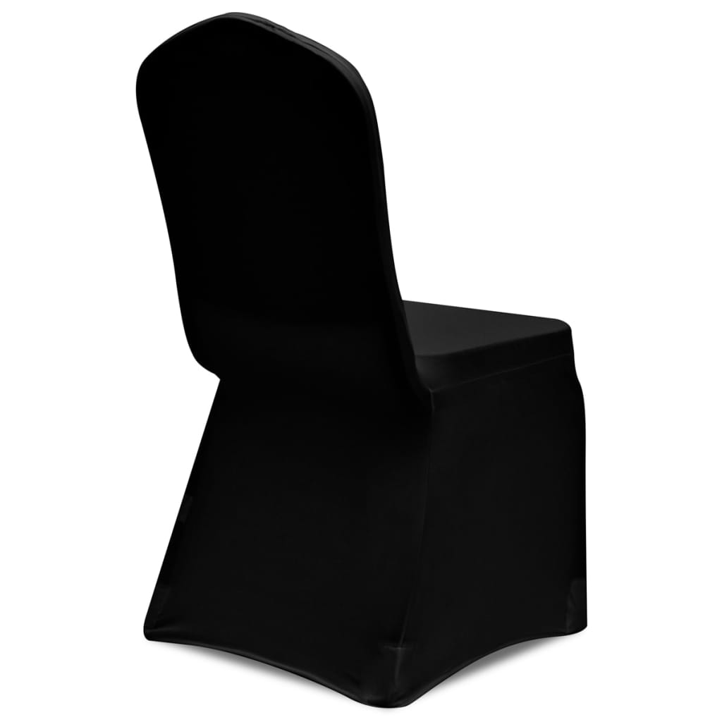 Huse de scaun elastice, 24 buc., negru - Lando