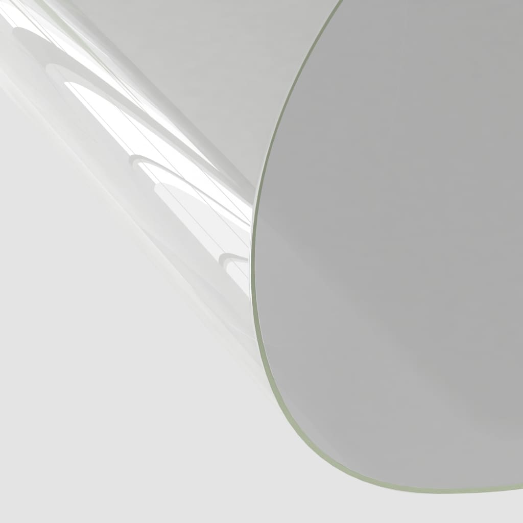 Folie de protecție masă, transparent, Ø 100 cm, PVC, 2 mm - Lando