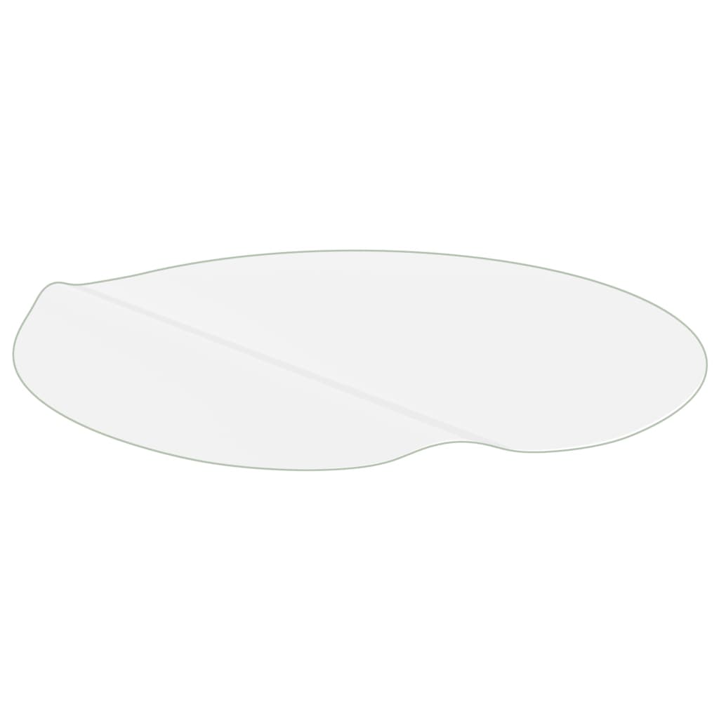 Folie de protecție masă, transparent, Ø 100 cm, PVC, 2 mm - Lando