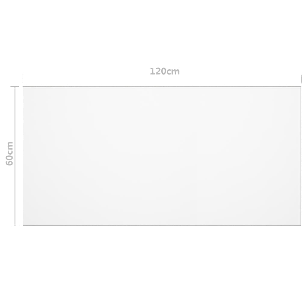 Folie de protecție masă, transparent, 120 x 60 cm, PVC, 1,6 mm - Lando