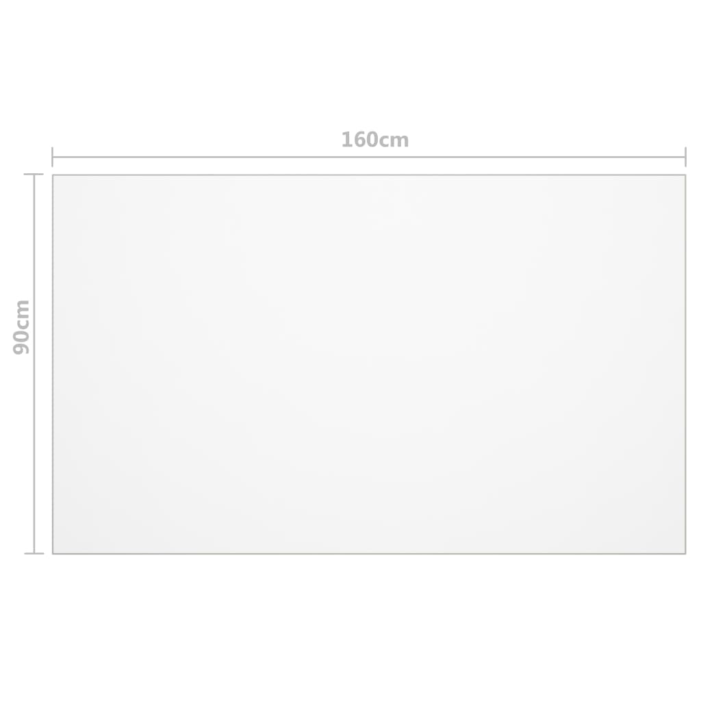 Folie de protecție masă, mat, 160 x 90 cm, PVC, 1,6 mm - Lando