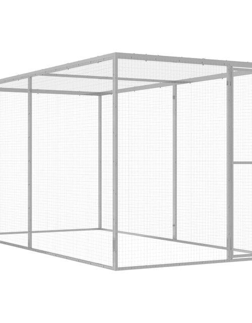 Загрузите изображение в средство просмотра галереи, Cușcă pentru pisici, 3x1,5x1,5 m, oțel galvanizat - Lando
