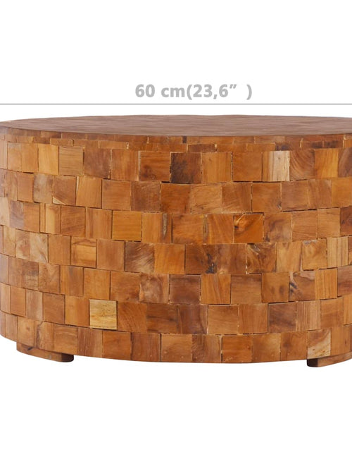 Загрузите изображение в средство просмотра галереи, Măsuță de cafea, 60 x 60 x 35 cm, lemn masiv de tec Lando - Lando
