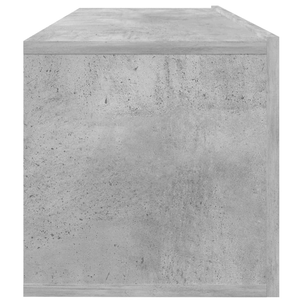 Comodă TV, gri beton, 100 x 30 x 30 cm, PAL Lando - Lando