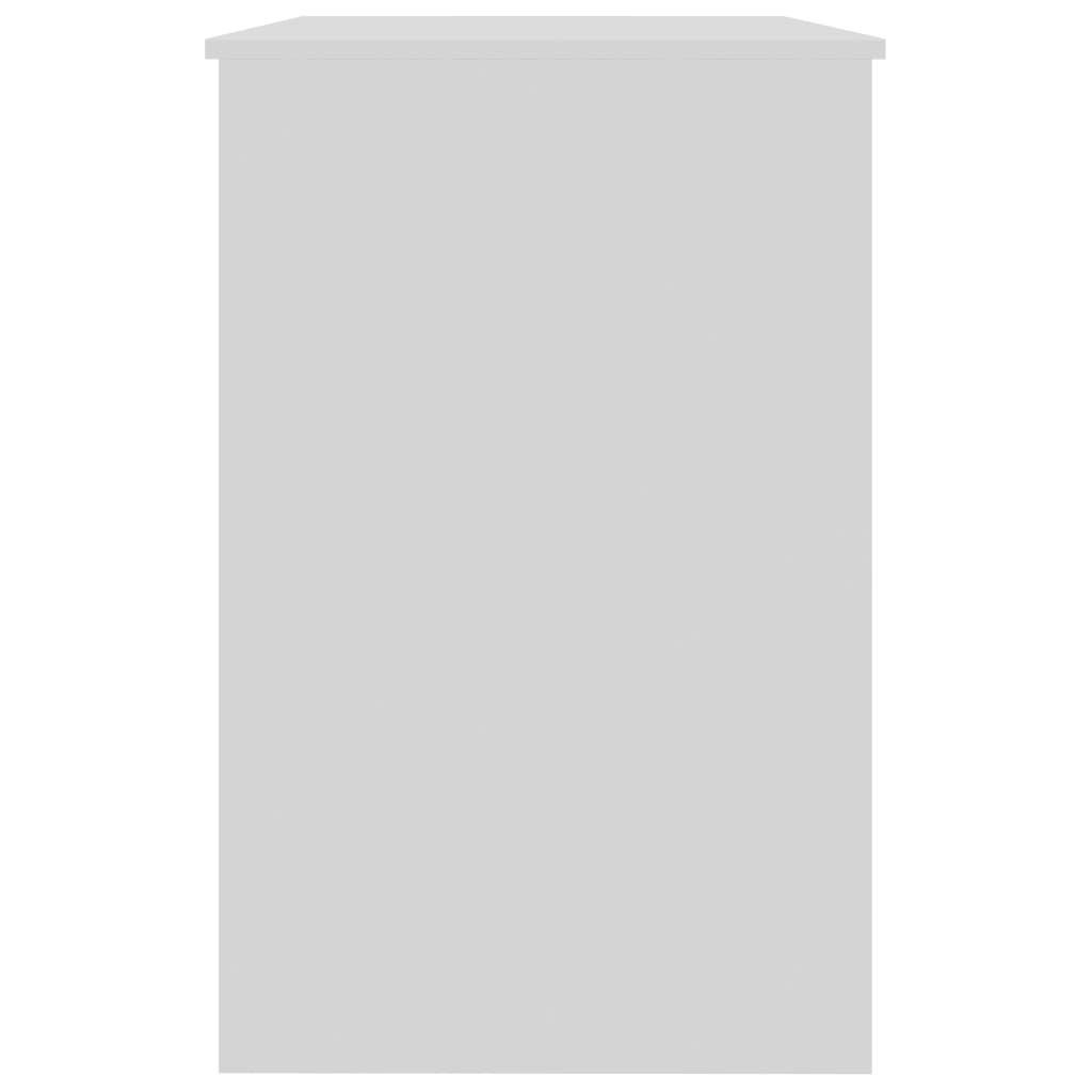 Birou, alb extralucios, 100 x 50 x 76 cm, PAL - Lando