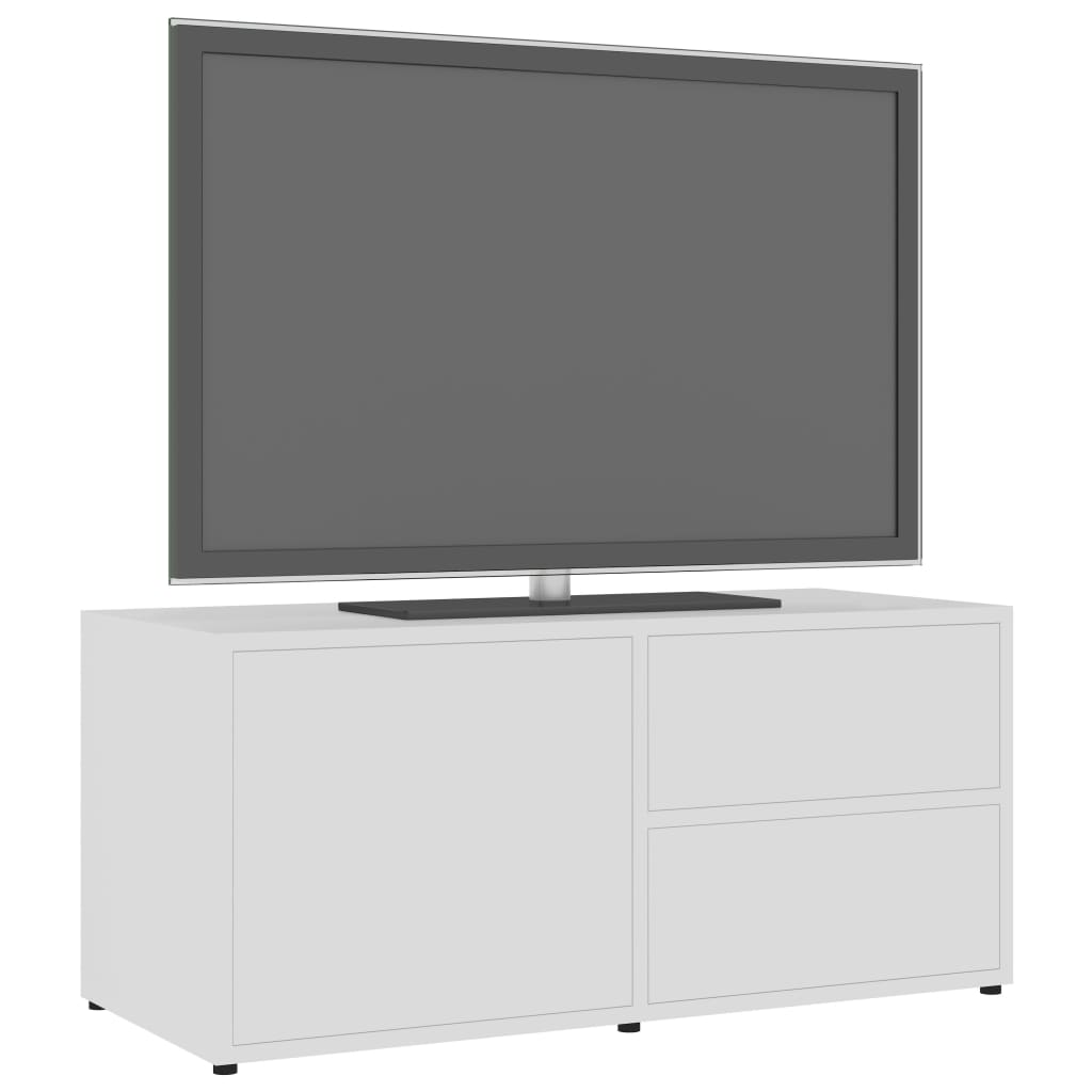 Comodă TV, alb, 80 x 34 x 36 cm, PAL Lando - Lando