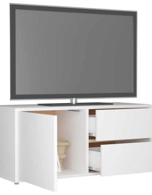 Загрузите изображение в средство просмотра галереи, Comodă TV, alb, 80 x 34 x 36 cm, PAL Lando - Lando
