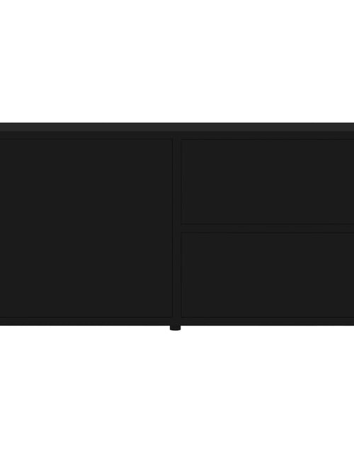 Încărcați imaginea în vizualizatorul Galerie, Comodă TV, negru, 80 x 34 x 36 cm, PAL - Lando
