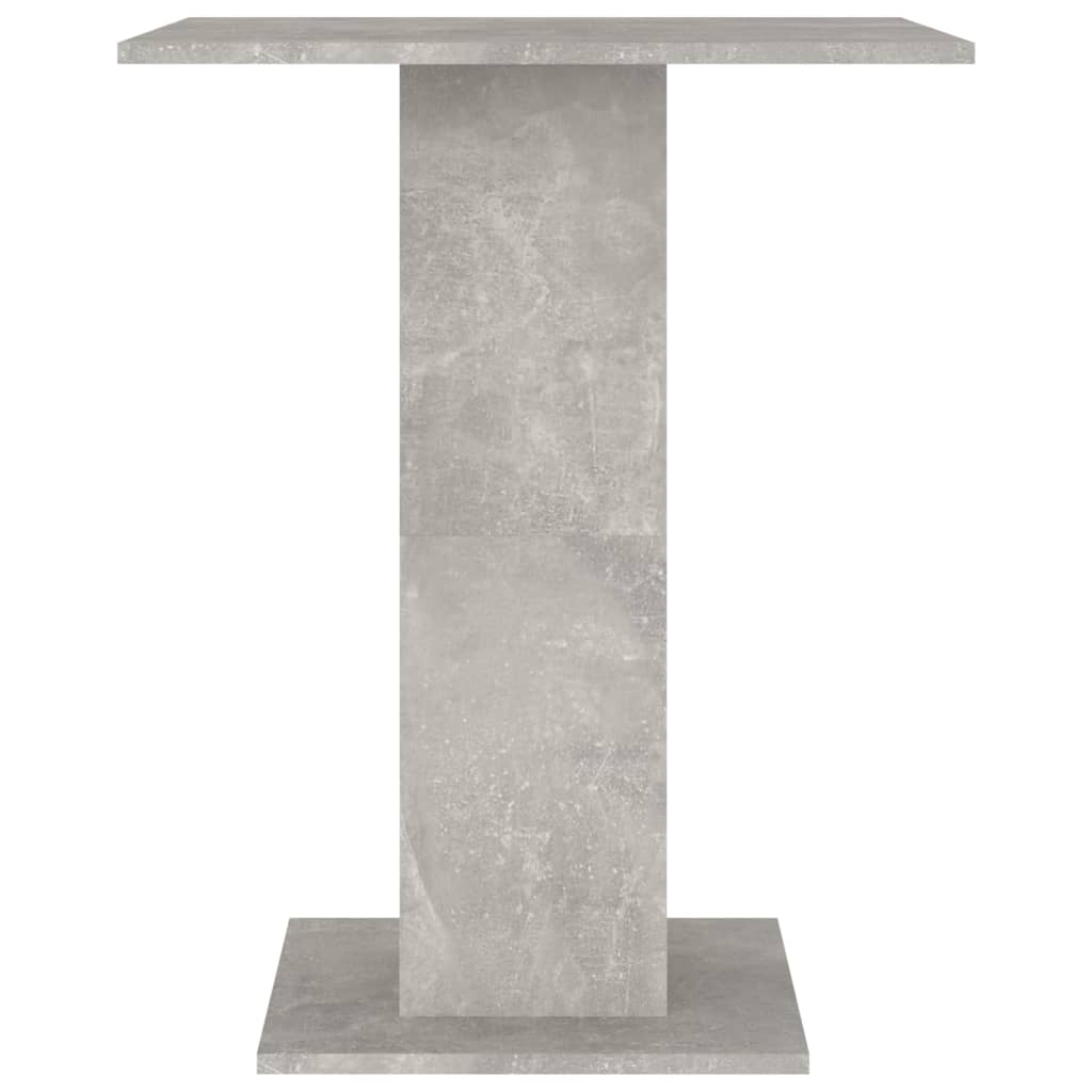 Masă de bistro, gri beton, 60 x 60 x 75 cm, PAL - Lando