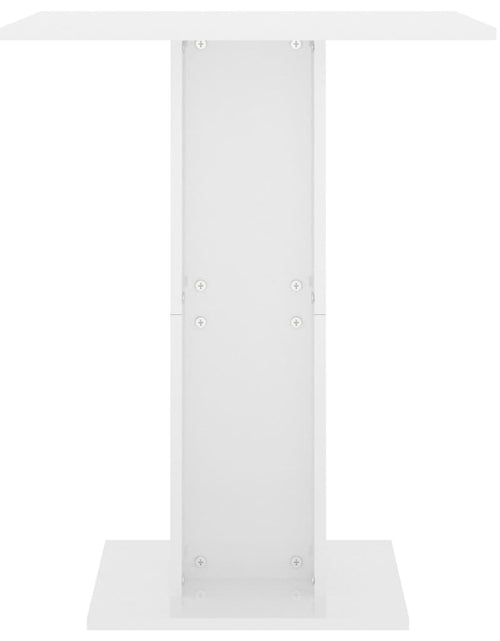 Загрузите изображение в средство просмотра галереи, Masă de bistro, alb extralucios, 60 x 60 x 75 cm, PAL - Lando

