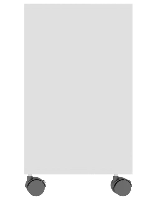 Загрузите изображение в средство просмотра галереи, Masă laterală, alb, 70x35x55 cm, lemn compozit Lando - Lando

