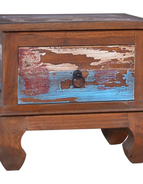 Загрузите изображение в средство просмотра галереи, Noptieră, 45x35x40 cm, lemn de tec reciclat - Lando
