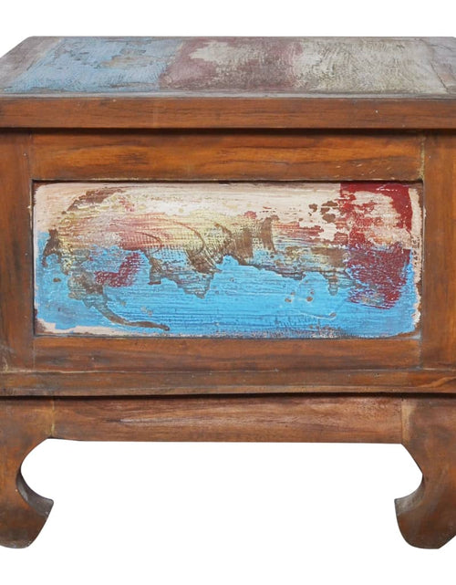 Загрузите изображение в средство просмотра галереи, Măsuță de cafea, 80 x 50 x 40 cm, lemn de tec reciclat Lando - Lando
