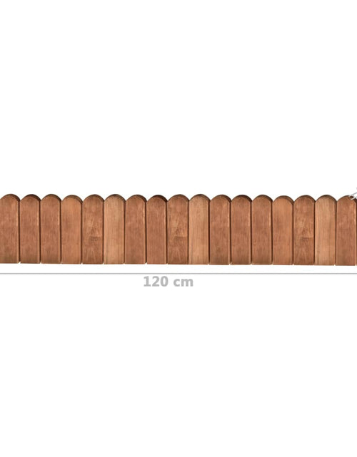 Загрузите изображение в средство просмотра галереи, Role de bordură, 3 buc., 120 cm, lemn de pin tratat Lando - Lando
