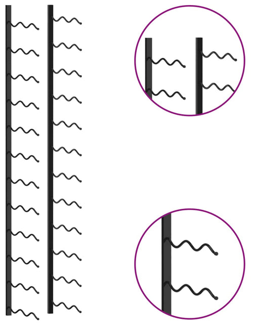 Загрузите изображение в средство просмотра галереи, Suport sticle de vin de perete, 24 sticle, negru, fier - Lando
