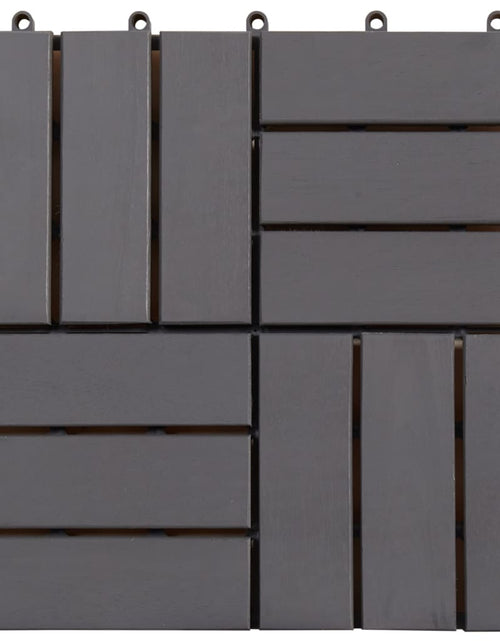 Загрузите изображение в средство просмотра галереи, Plăci pardoseală, 30 buc., gri, 30x30 cm, lemn masiv de acacia - Lando
