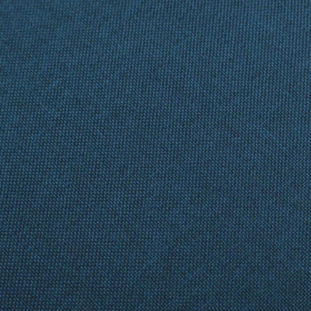 Scaune de bar, 2 buc., albastru, material textil - Lando