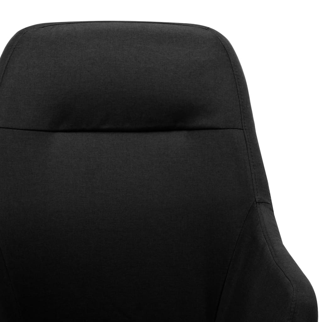 Scaun balansoar, negru, material textil - Lando