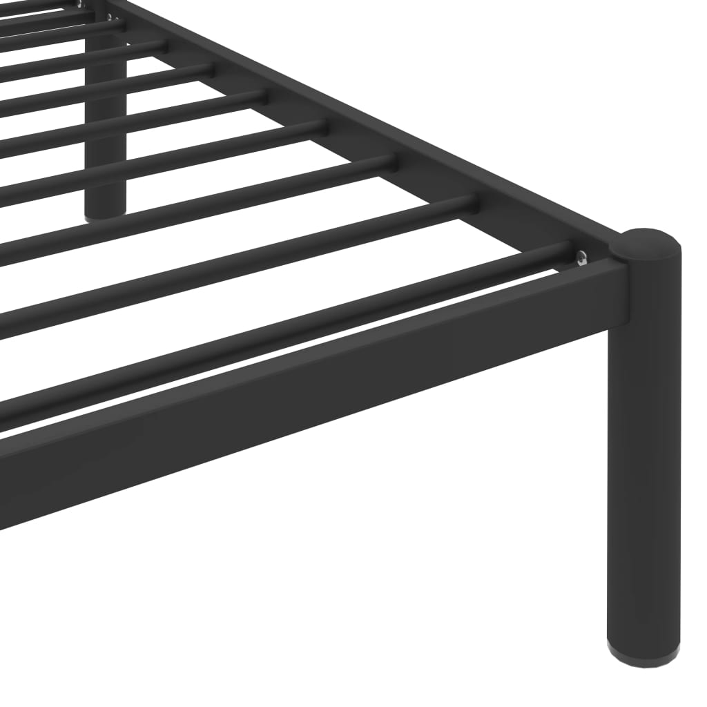 Cadru de pat, negru, 180 x 200 cm, metal - Lando