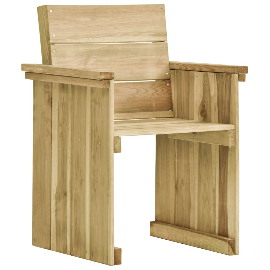 Set mobilier de exterior, 7 piese, lemn de pin tratat - Lando