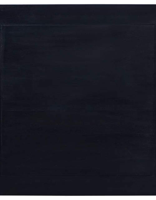 Загрузите изображение в средство просмотра галереи, Măsuță de cafea, negru cafeniu, 68x68x30 cm, lemn masiv mahon Lando - Lando
