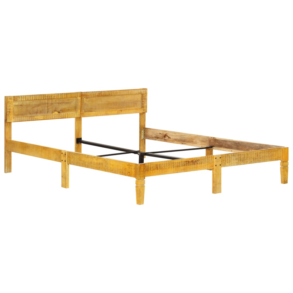 Cadru de pat, 140 cm, lemn masiv de mango - Lando