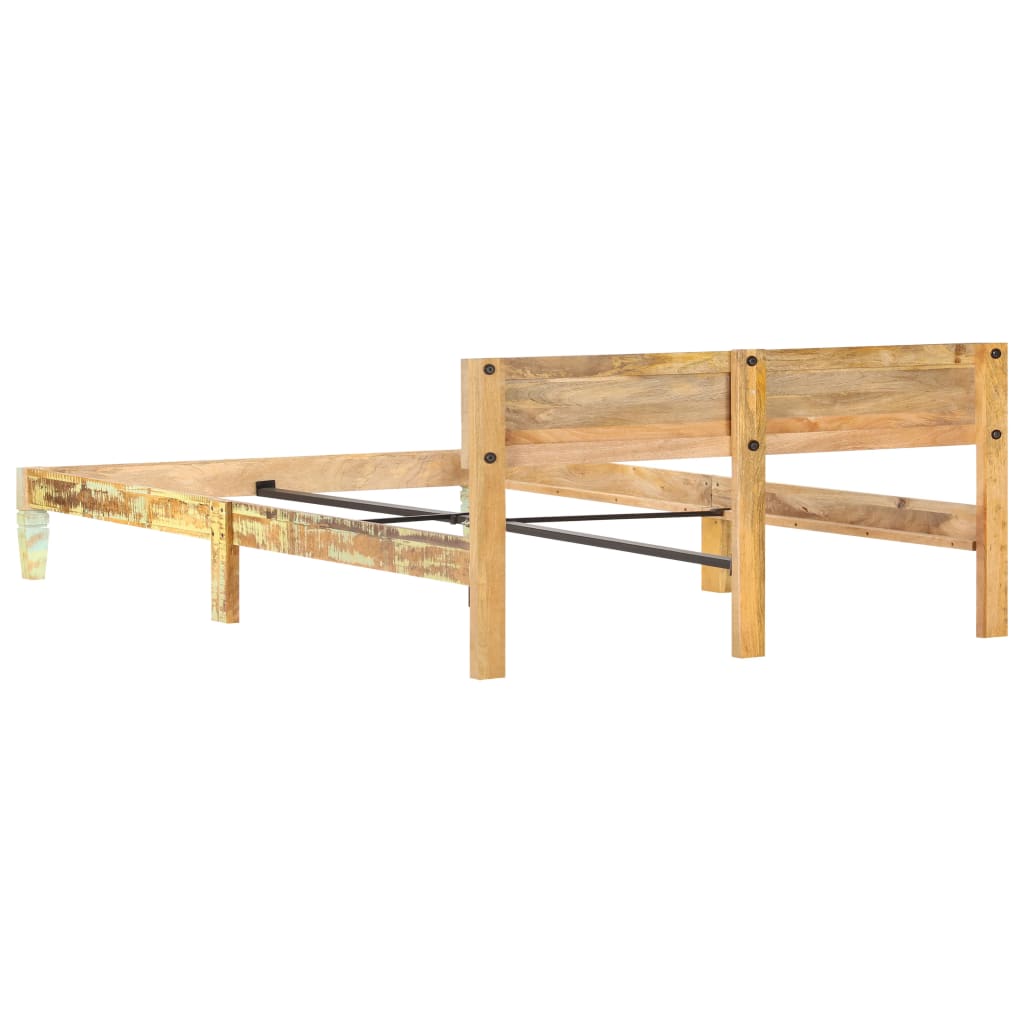 Cadru de pat, 180 x 200 cm, lemn masiv reciclat - Lando