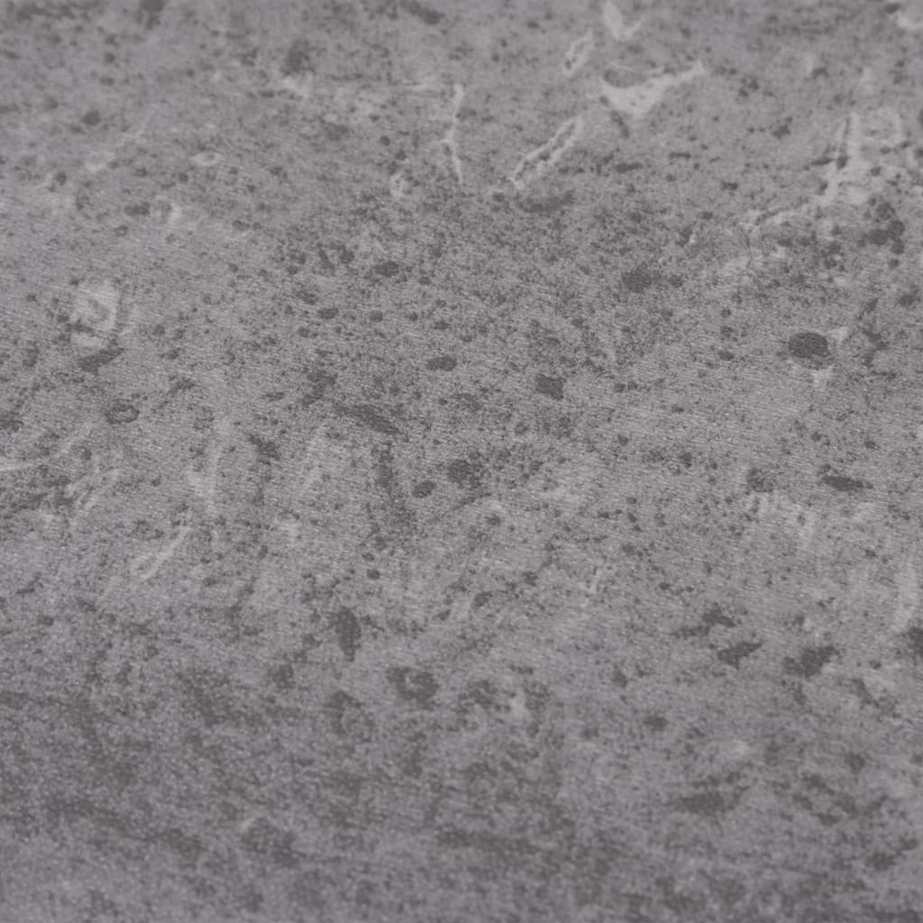 Plăci de pardoseală, maro ciment, 5,26 m², 2 mm, PVC - Lando