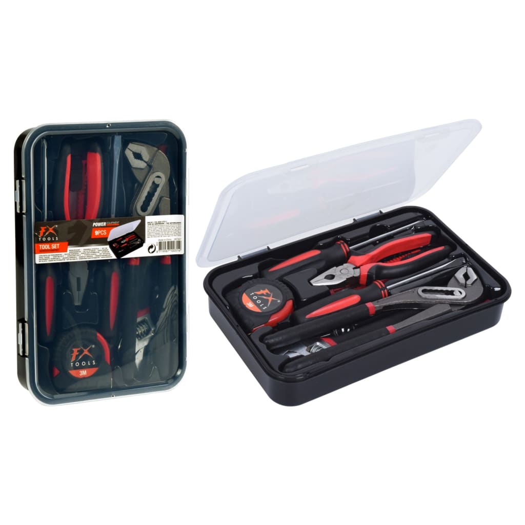 FX-Tools Cutie cu set de scule, 9 piese Lando - Lando