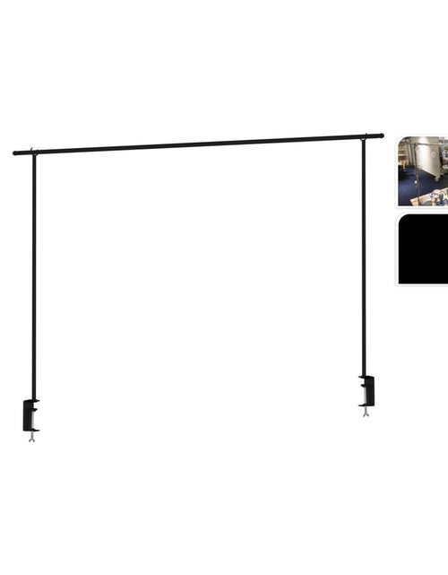 Încărcați imaginea în vizualizatorul Galerie, ProGarden Tijă decorativă de masă cu clemă, negru, metal - Lando
