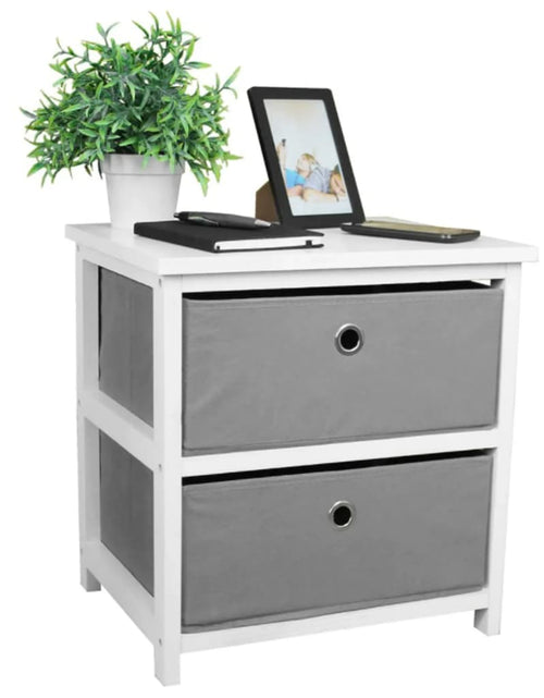 Încărcați imaginea în vizualizatorul Galerie, 441895 H&amp;S Collection Storage Cabinet with 2 Drawers MDF Lando - Lando
