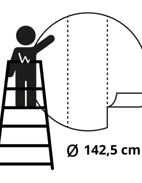 Загрузите изображение в средство просмотра галереи, WallArt Tapet în formă de cerc Skyline with Junk Boat, 142,5 cm Lando - Lando
