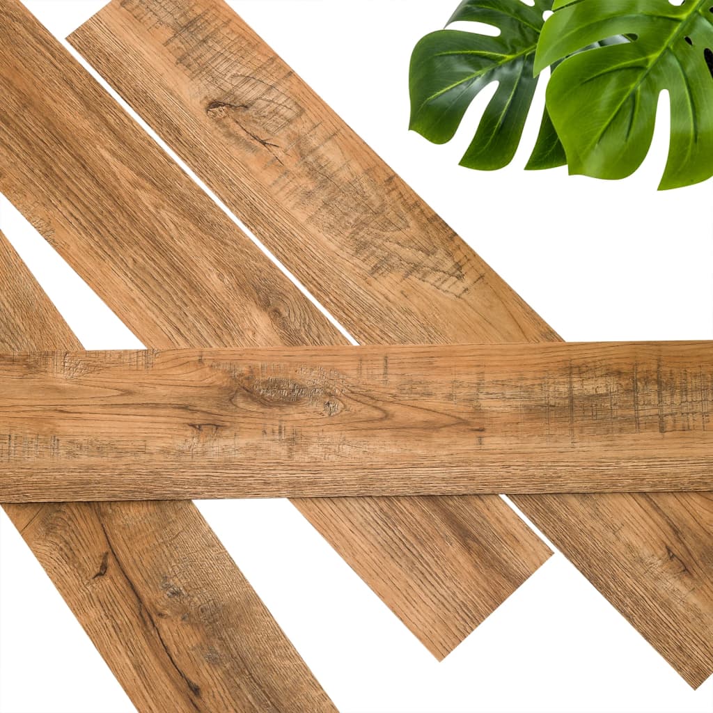 WallArt Panouri perete aspect de lemn, maro ruginiu, stejar reciclat - Lando