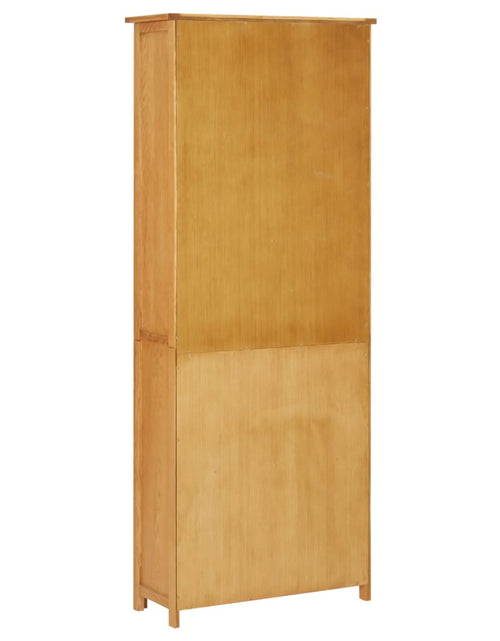 Încărcați imaginea în vizualizatorul Galerie, Bibliotecă cu 2 uși, 70 x 30 x 180 cm, lemn masiv stejar Lando - Lando
