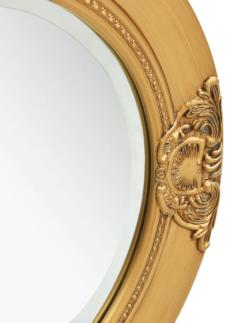 Загрузите изображение в средство просмотра галереи, Oglindă de perete în stil baroc, auriu, 50 cm - Lando
