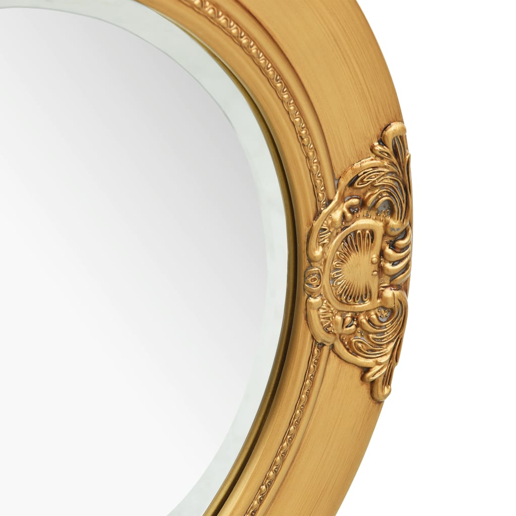 Oglindă de perete în stil baroc, auriu, 50 cm - Lando
