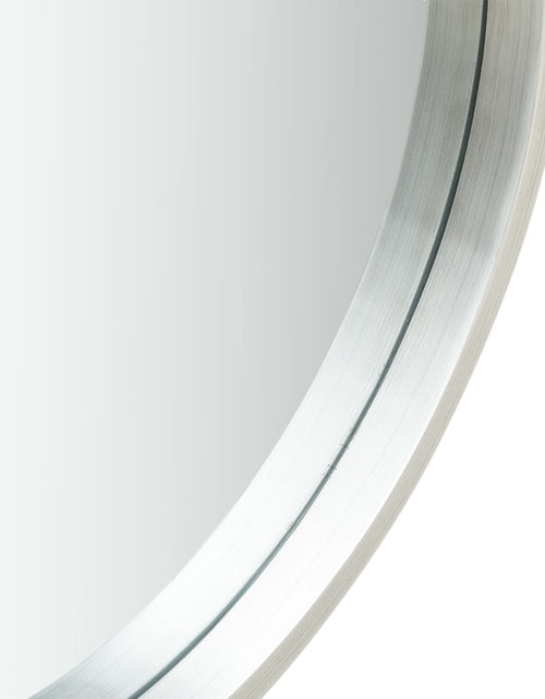 Încărcați imaginea în vizualizatorul Galerie, Oglindă de perete cu o curea, 40 cm, argintiu Lando - Lando
