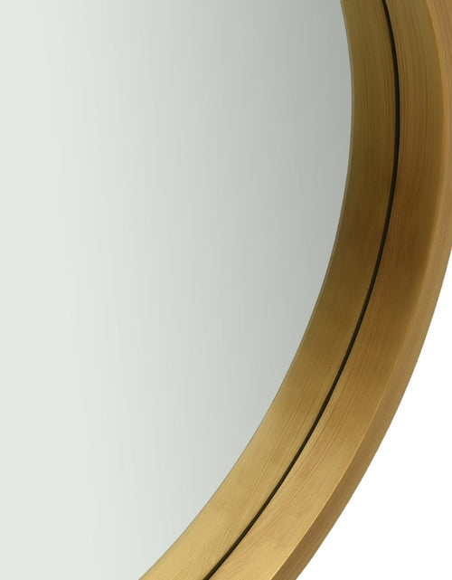 Încărcați imaginea în vizualizatorul Galerie, Oglindă de perete cu o curea, 50 cm, auriu Lando - Lando
