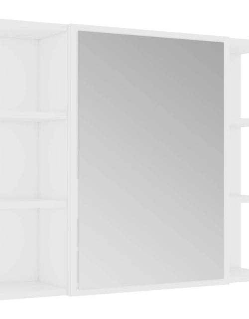 Încărcați imaginea în vizualizatorul Galerie, Dulap de baie cu oglindă, alb, 80 x 20,5 x 64 cm, PAL - Lando
