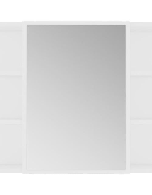 Загрузите изображение в средство просмотра галереи, Dulap de baie cu oglindă, alb, 80 x 20,5 x 64 cm, PAL - Lando
