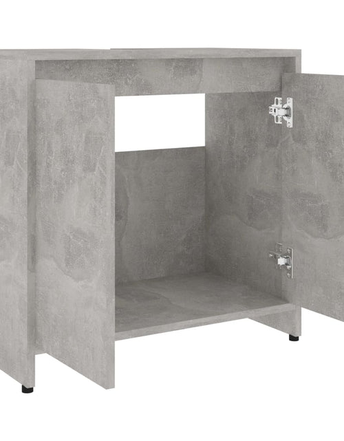 Загрузите изображение в средство просмотра галереи, Dulap de baie, gri beton, 60 x 33 x 61 cm, PAL - Lando
