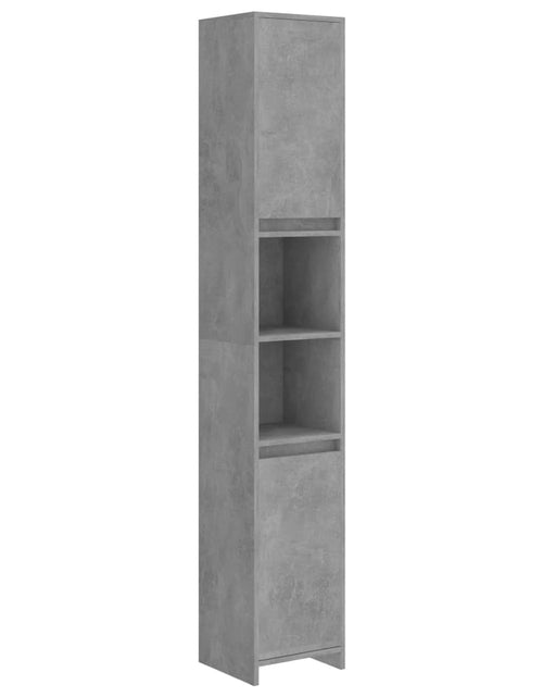 Încărcați imaginea în vizualizatorul Galerie, Dulap de baie, gri beton, 30x30x183,5 cm, PAL - Lando
